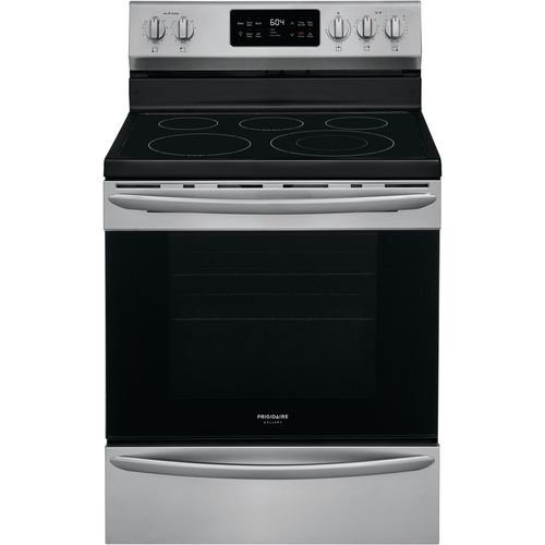 Frigidaire Gallery Estufa 30'' Electrica con limpieza a vapor Acero