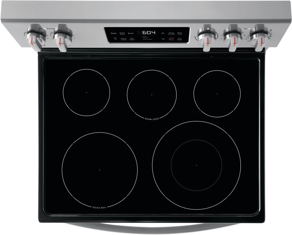 Frigidaire Gallery Estufa 30'' Electrica con limpieza a vapor Acero -  Frigidaire - mobile